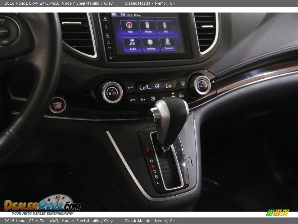 2016 Honda CR-V EX-L AWD Modern Steel Metallic / Gray Photo #17
