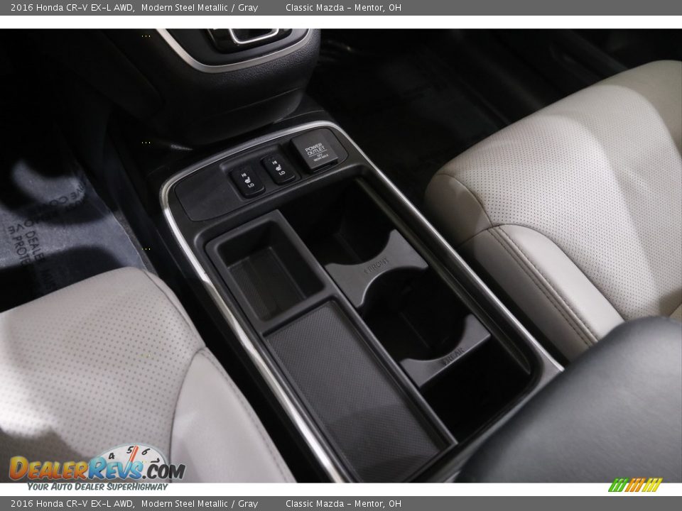 2016 Honda CR-V EX-L AWD Modern Steel Metallic / Gray Photo #18