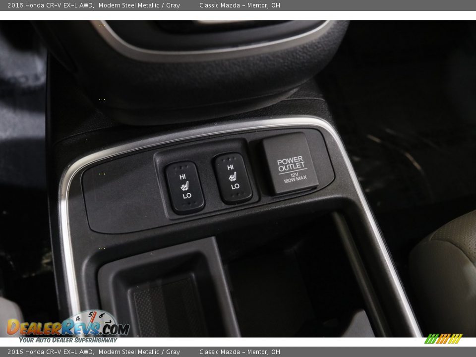 2016 Honda CR-V EX-L AWD Modern Steel Metallic / Gray Photo #19