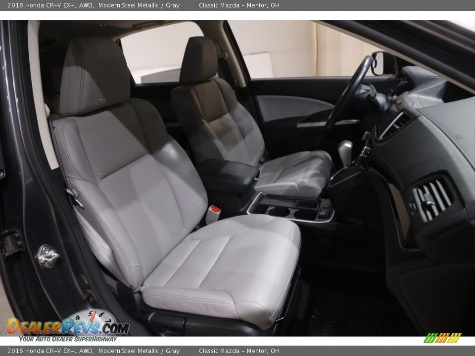2016 Honda CR-V EX-L AWD Modern Steel Metallic / Gray Photo #20