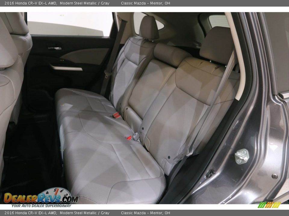 2016 Honda CR-V EX-L AWD Modern Steel Metallic / Gray Photo #22