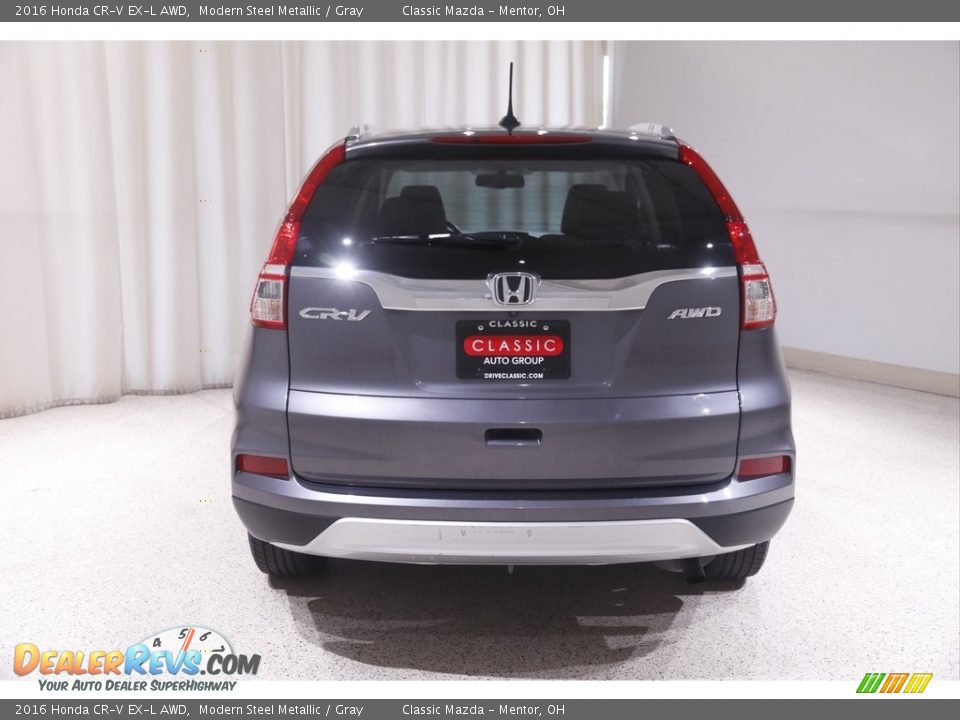 2016 Honda CR-V EX-L AWD Modern Steel Metallic / Gray Photo #23
