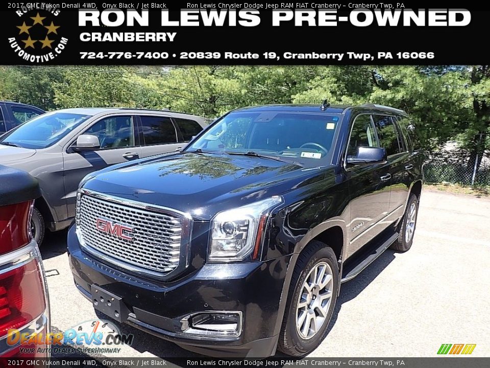 2017 GMC Yukon Denali 4WD Onyx Black / Jet Black Photo #1