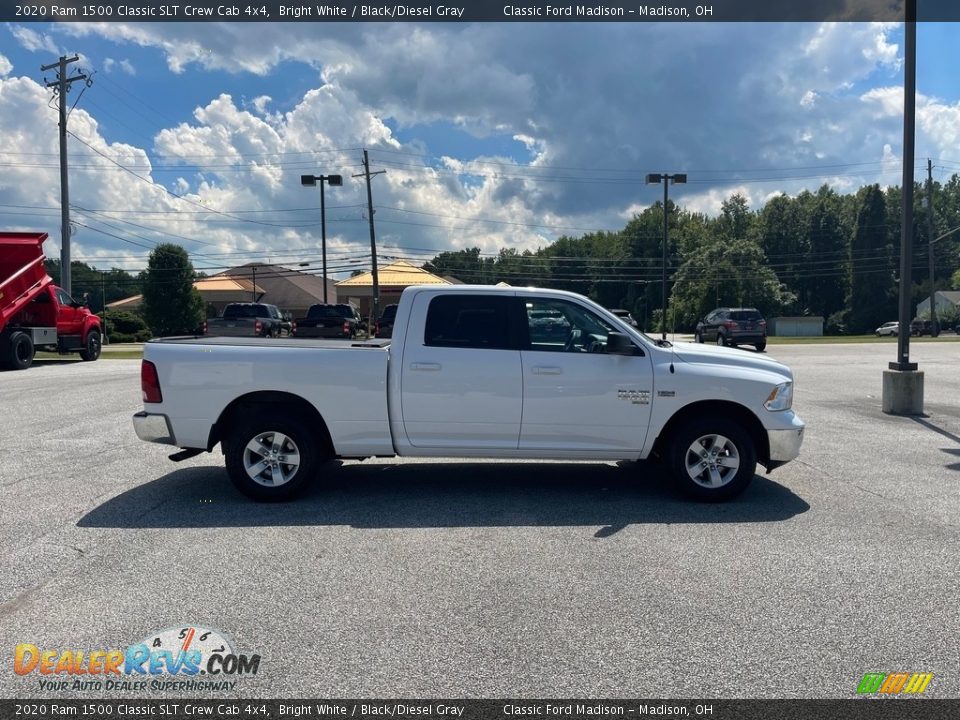 2020 Ram 1500 Classic SLT Crew Cab 4x4 Bright White / Black/Diesel Gray Photo #4