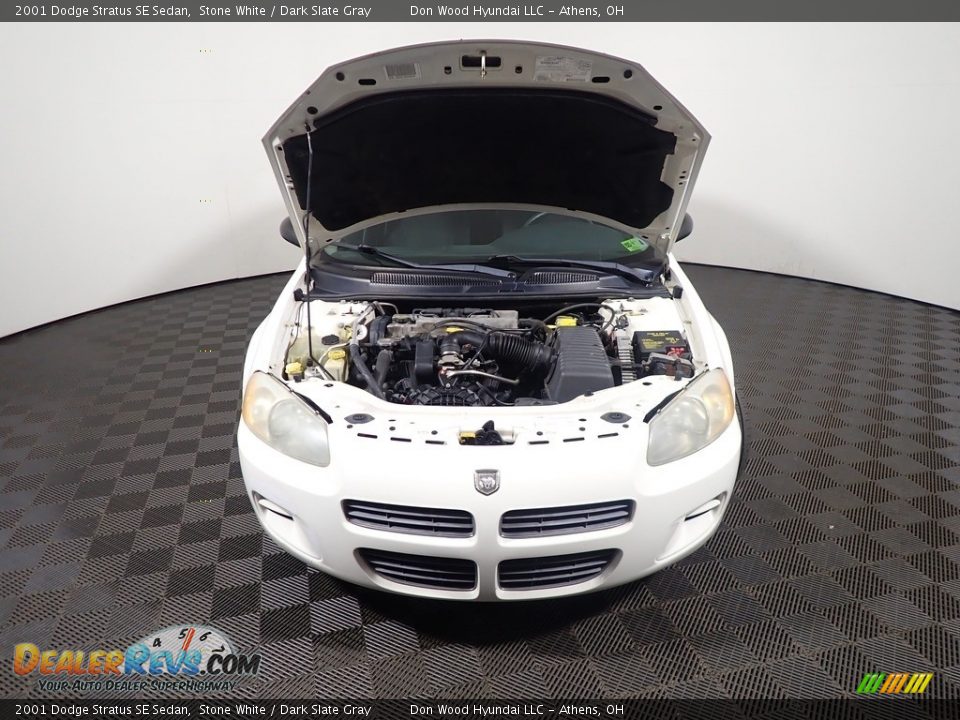 2001 Dodge Stratus SE Sedan Stone White / Dark Slate Gray Photo #4