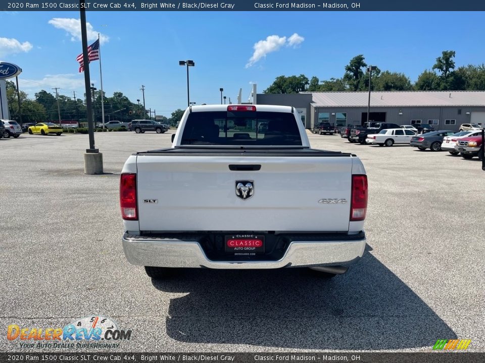 2020 Ram 1500 Classic SLT Crew Cab 4x4 Bright White / Black/Diesel Gray Photo #5