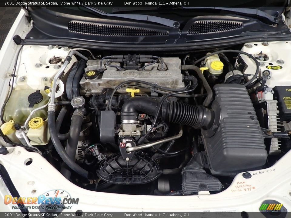 2001 Dodge Stratus SE Sedan Stone White / Dark Slate Gray Photo #5