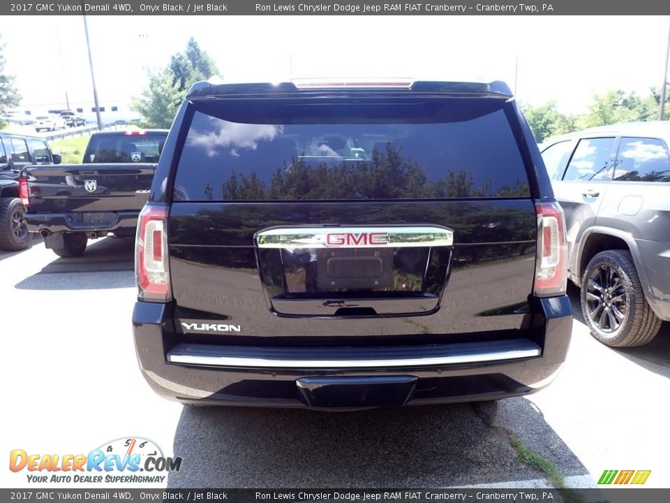 2017 GMC Yukon Denali 4WD Onyx Black / Jet Black Photo #3