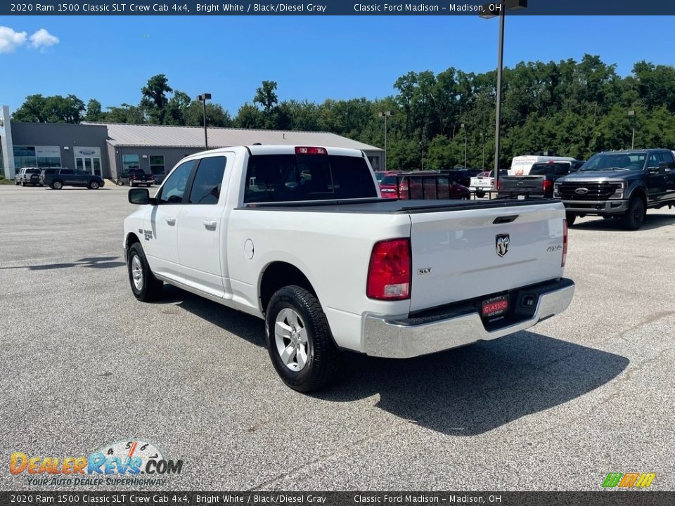 2020 Ram 1500 Classic SLT Crew Cab 4x4 Bright White / Black/Diesel Gray Photo #6