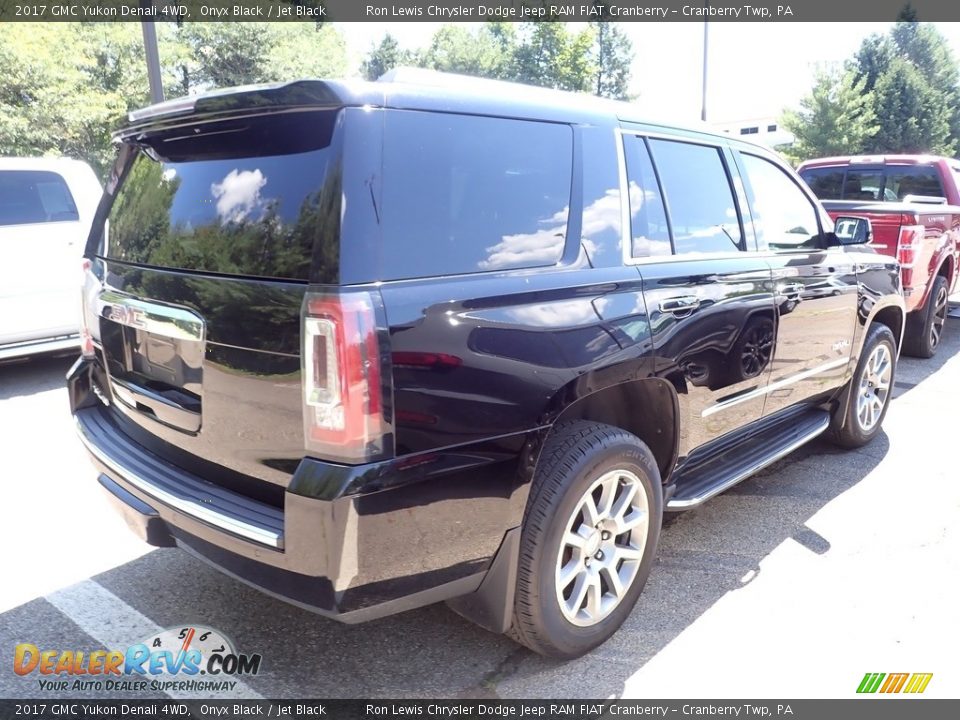 2017 GMC Yukon Denali 4WD Onyx Black / Jet Black Photo #4