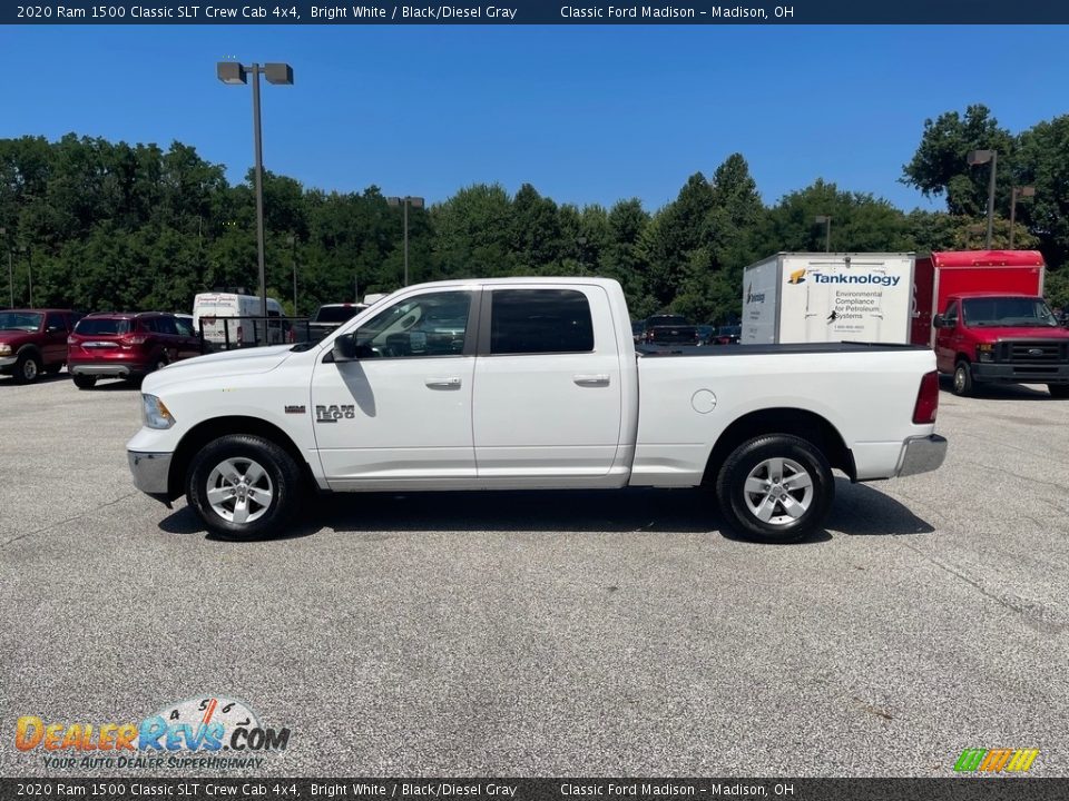 2020 Ram 1500 Classic SLT Crew Cab 4x4 Bright White / Black/Diesel Gray Photo #7