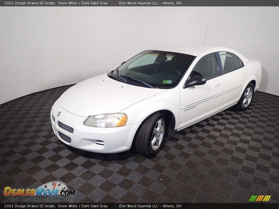 2001 Dodge Stratus SE Sedan Stone White / Dark Slate Gray Photo #7