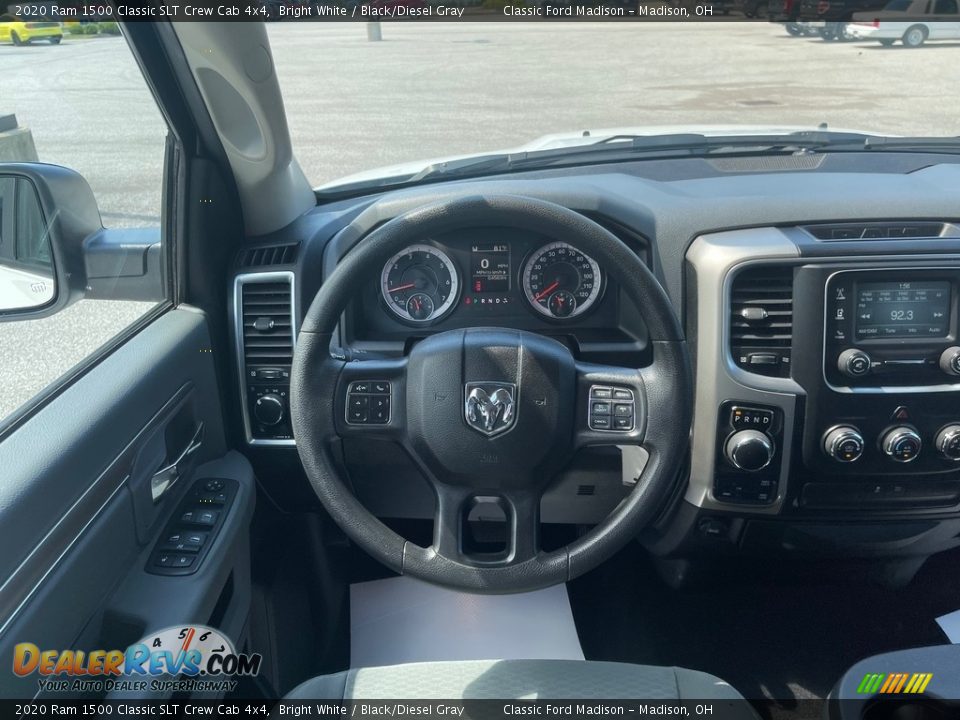2020 Ram 1500 Classic SLT Crew Cab 4x4 Bright White / Black/Diesel Gray Photo #8