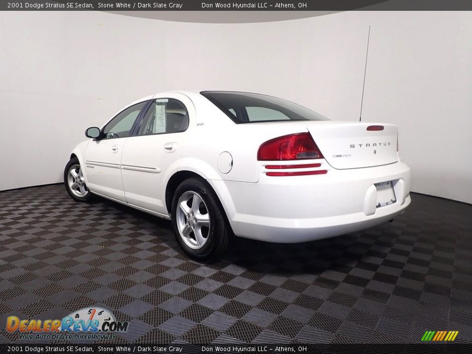 2001 Dodge Stratus SE Sedan Stone White / Dark Slate Gray Photo #8
