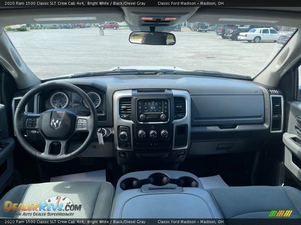 2020 Ram 1500 Classic SLT Crew Cab 4x4 Bright White / Black/Diesel Gray Photo #9