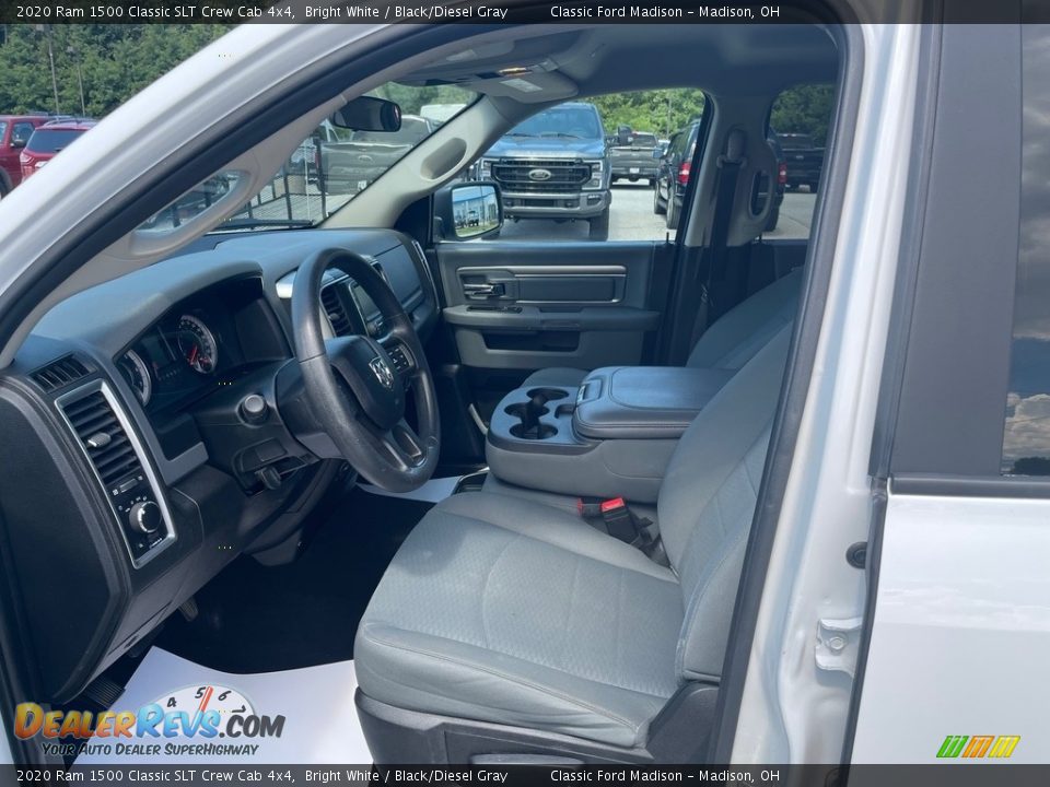 2020 Ram 1500 Classic SLT Crew Cab 4x4 Bright White / Black/Diesel Gray Photo #10