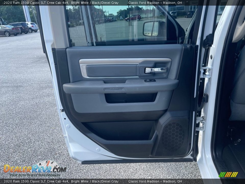 2020 Ram 1500 Classic SLT Crew Cab 4x4 Bright White / Black/Diesel Gray Photo #13