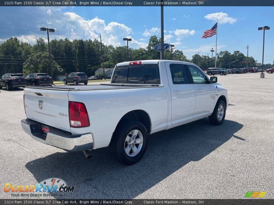 2020 Ram 1500 Classic SLT Crew Cab 4x4 Bright White / Black/Diesel Gray Photo #15