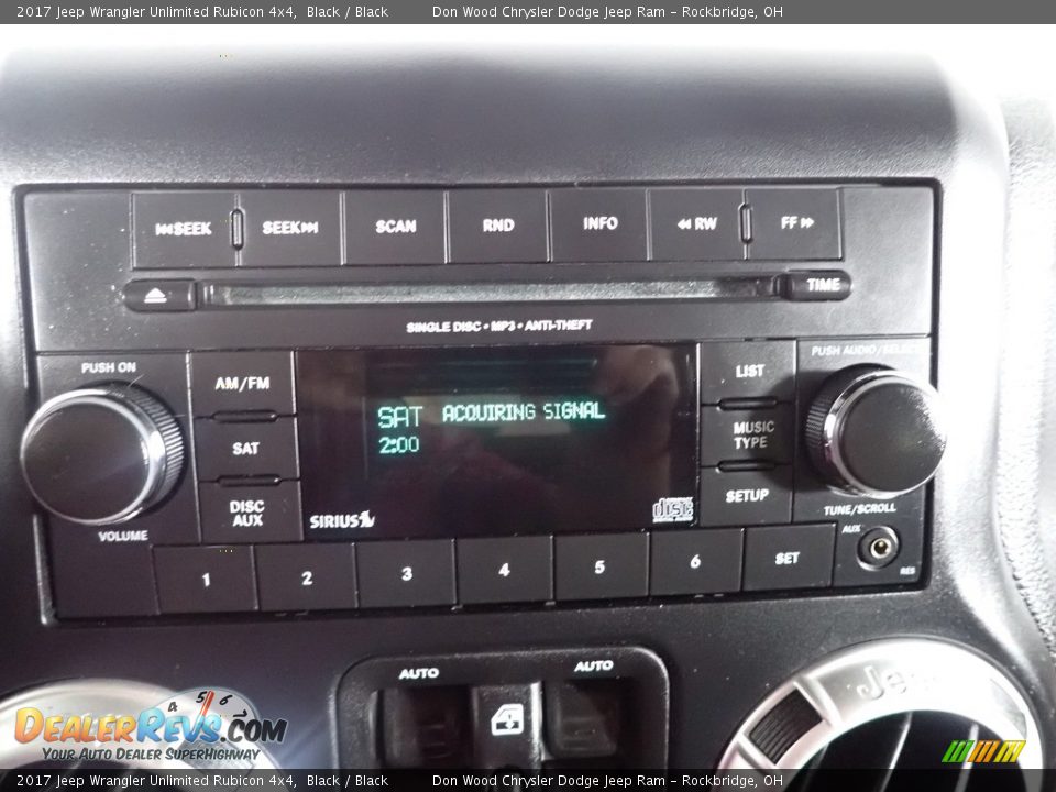 2017 Jeep Wrangler Unlimited Rubicon 4x4 Black / Black Photo #2