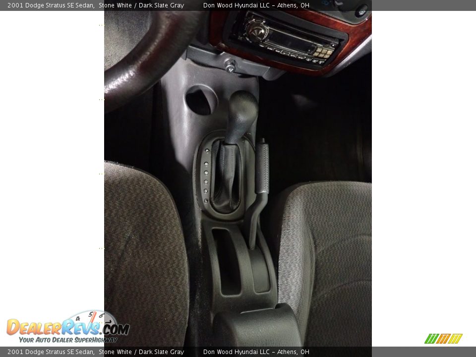 2001 Dodge Stratus SE Sedan Stone White / Dark Slate Gray Photo #27