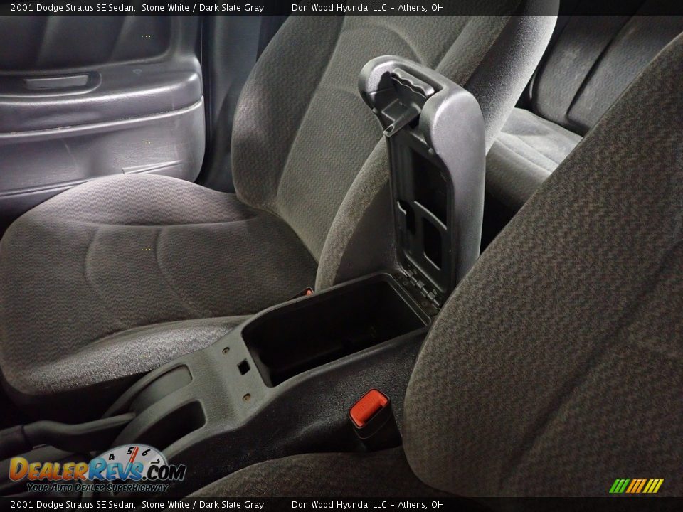 2001 Dodge Stratus SE Sedan Stone White / Dark Slate Gray Photo #28