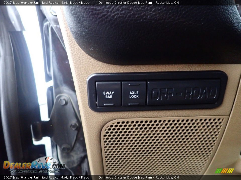 2017 Jeep Wrangler Unlimited Rubicon 4x4 Black / Black Photo #14