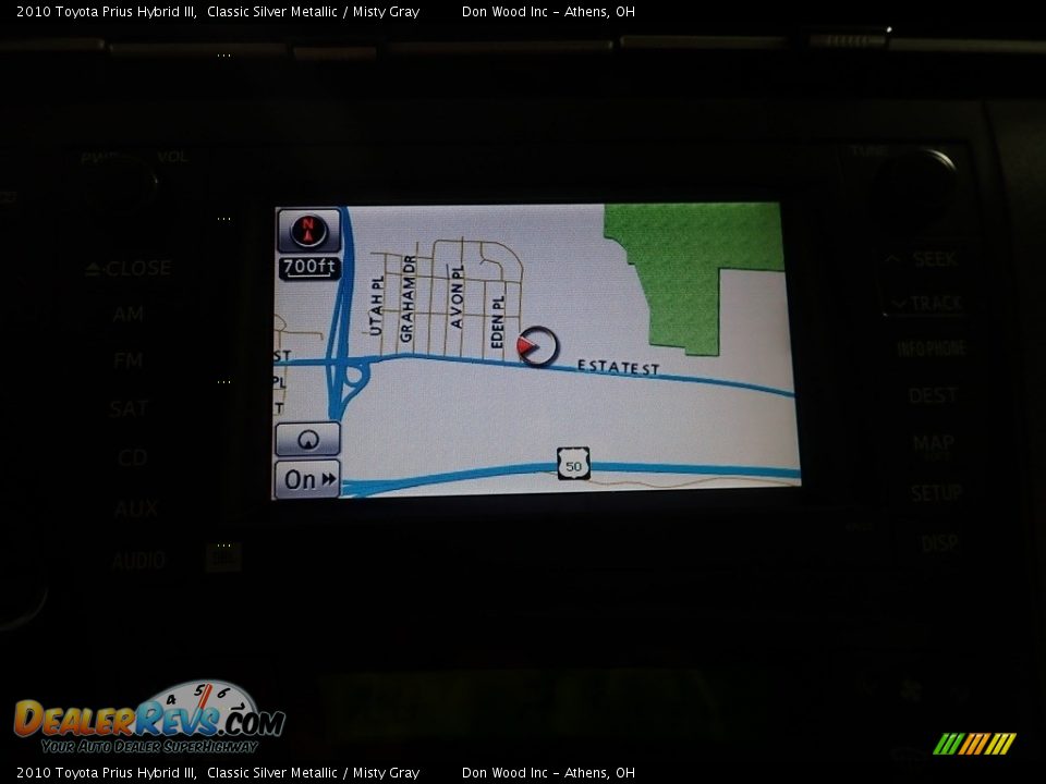 2010 Toyota Prius Hybrid III Classic Silver Metallic / Misty Gray Photo #2