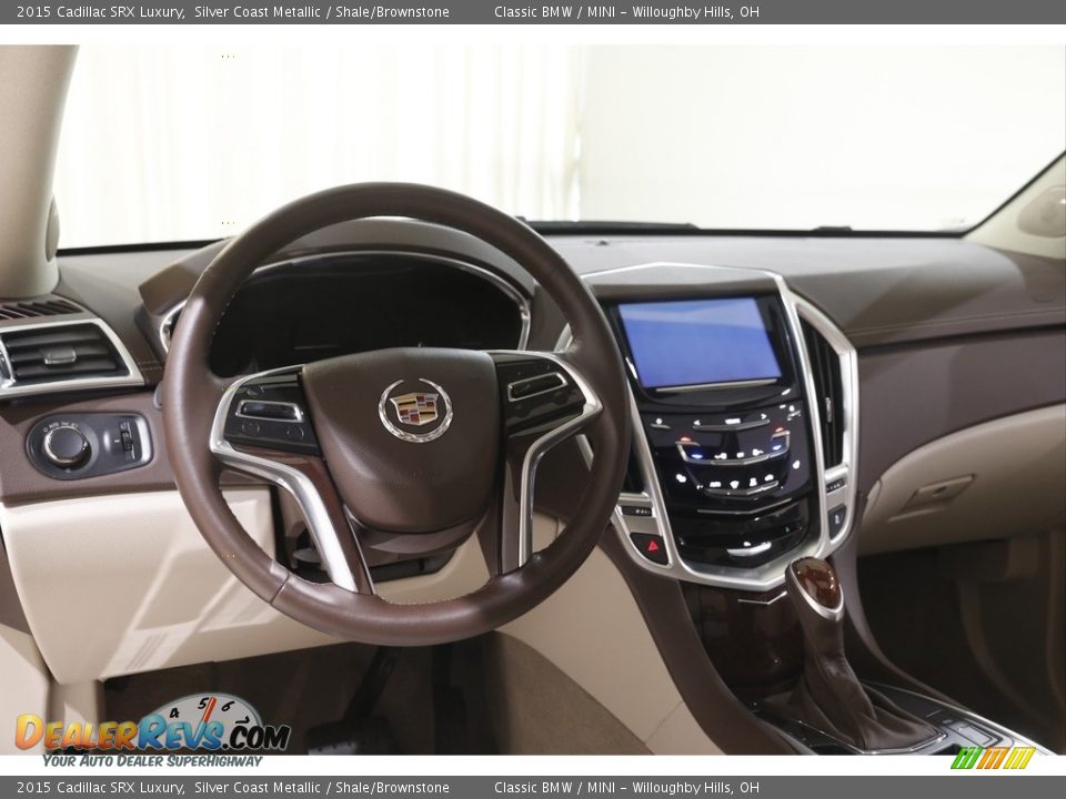 2015 Cadillac SRX Luxury Silver Coast Metallic / Shale/Brownstone Photo #6