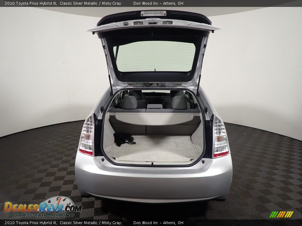 2010 Toyota Prius Hybrid III Classic Silver Metallic / Misty Gray Photo #13