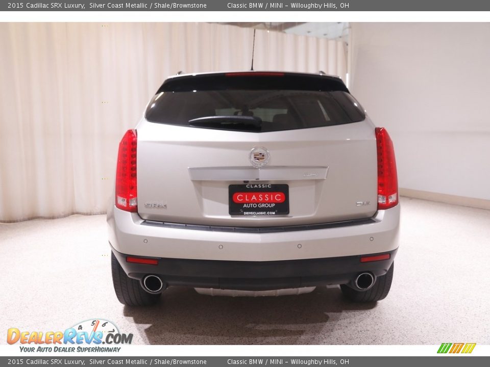 2015 Cadillac SRX Luxury Silver Coast Metallic / Shale/Brownstone Photo #19