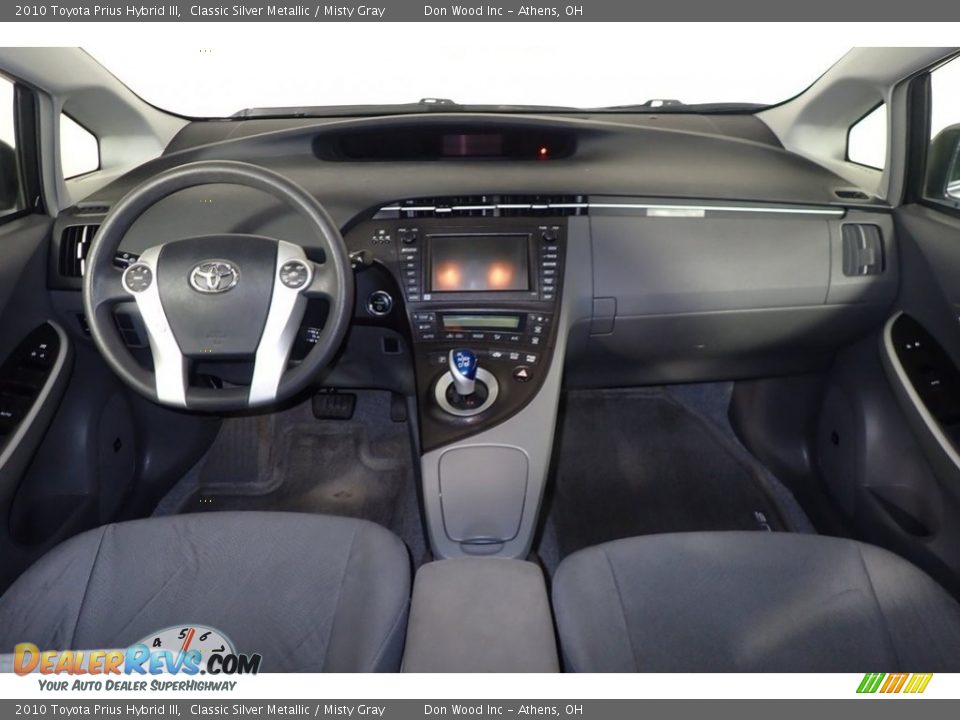 2010 Toyota Prius Hybrid III Classic Silver Metallic / Misty Gray Photo #21
