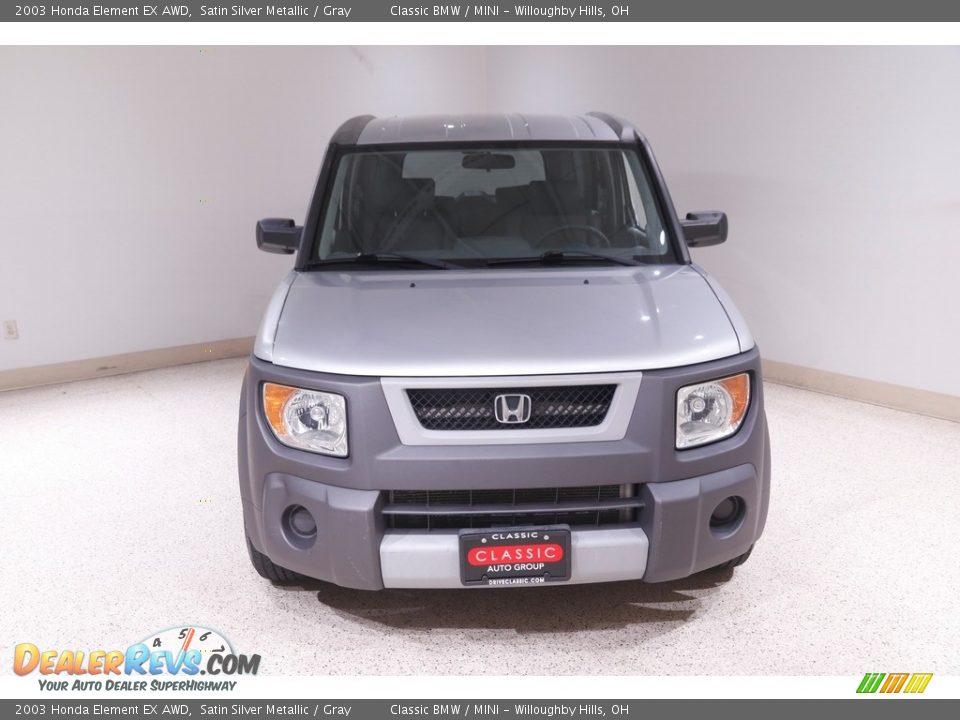 2003 Honda Element EX AWD Satin Silver Metallic / Gray Photo #2