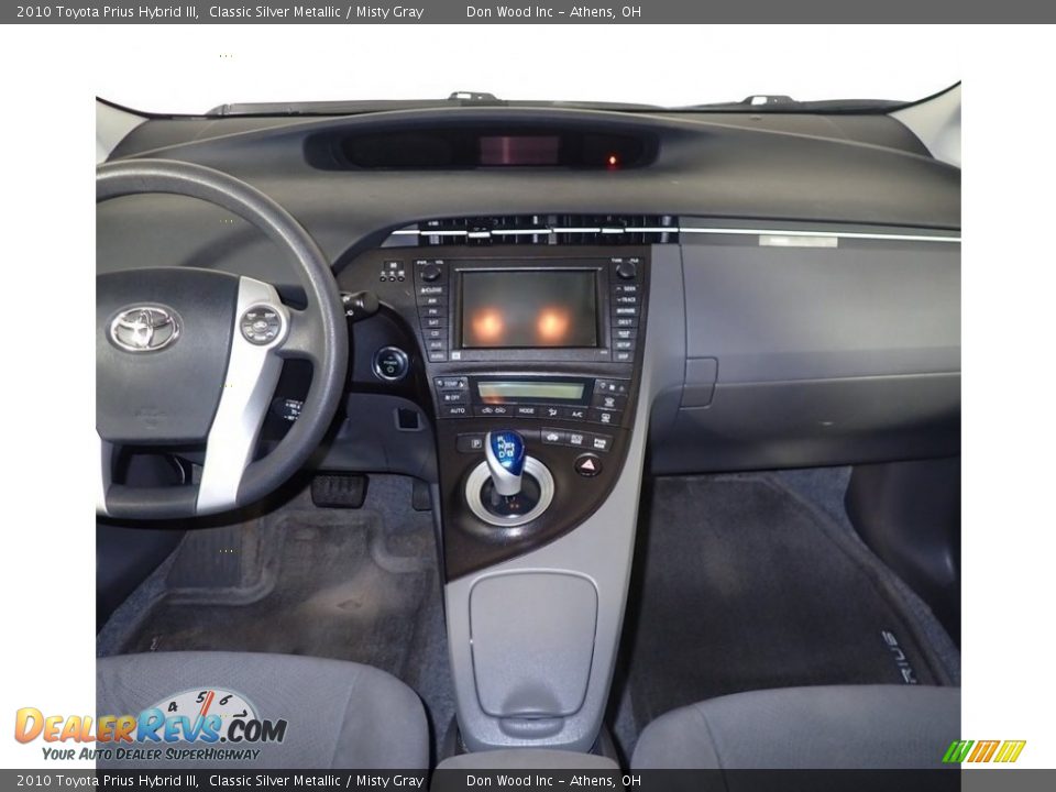 2010 Toyota Prius Hybrid III Classic Silver Metallic / Misty Gray Photo #22