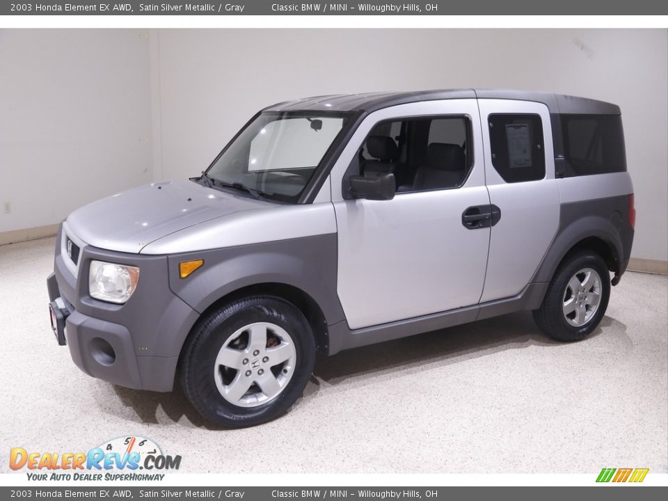 2003 Honda Element EX AWD Satin Silver Metallic / Gray Photo #3