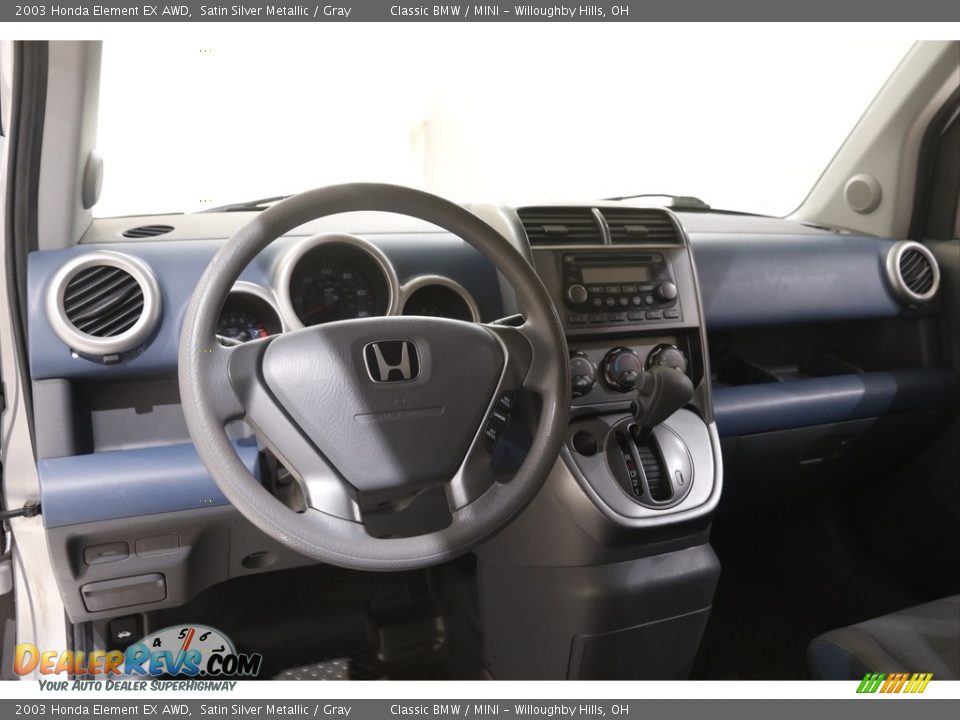 2003 Honda Element EX AWD Satin Silver Metallic / Gray Photo #6
