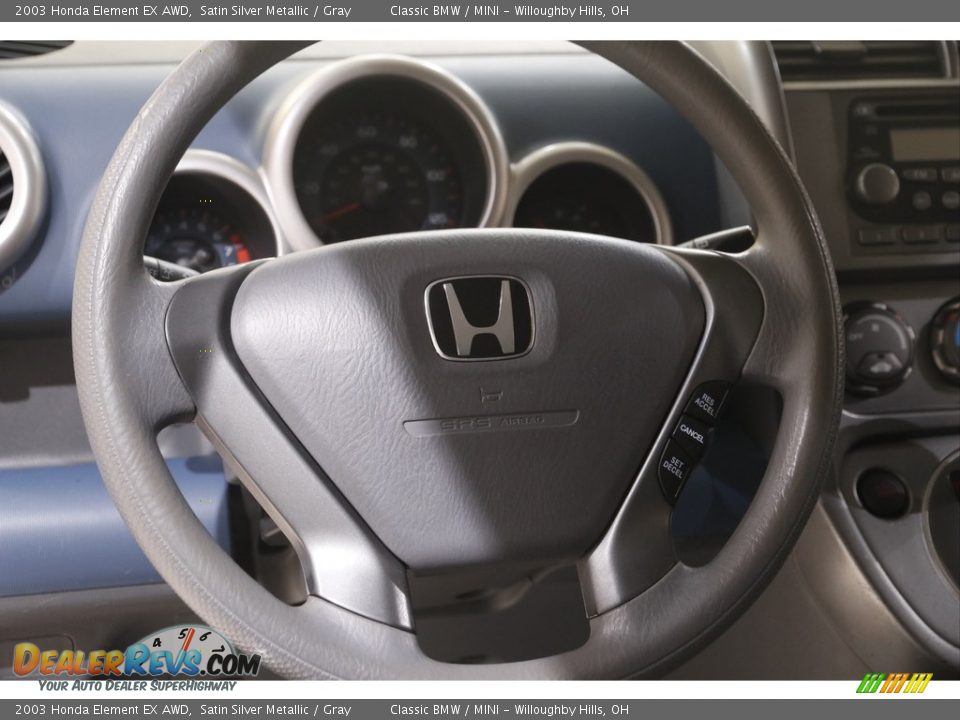 2003 Honda Element EX AWD Satin Silver Metallic / Gray Photo #7