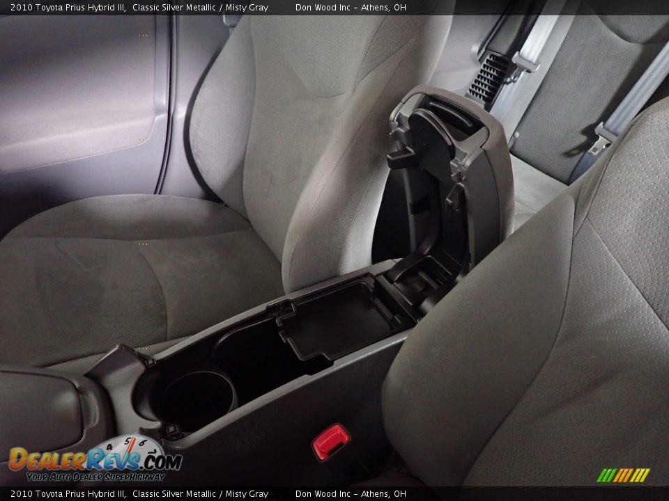 2010 Toyota Prius Hybrid III Classic Silver Metallic / Misty Gray Photo #30