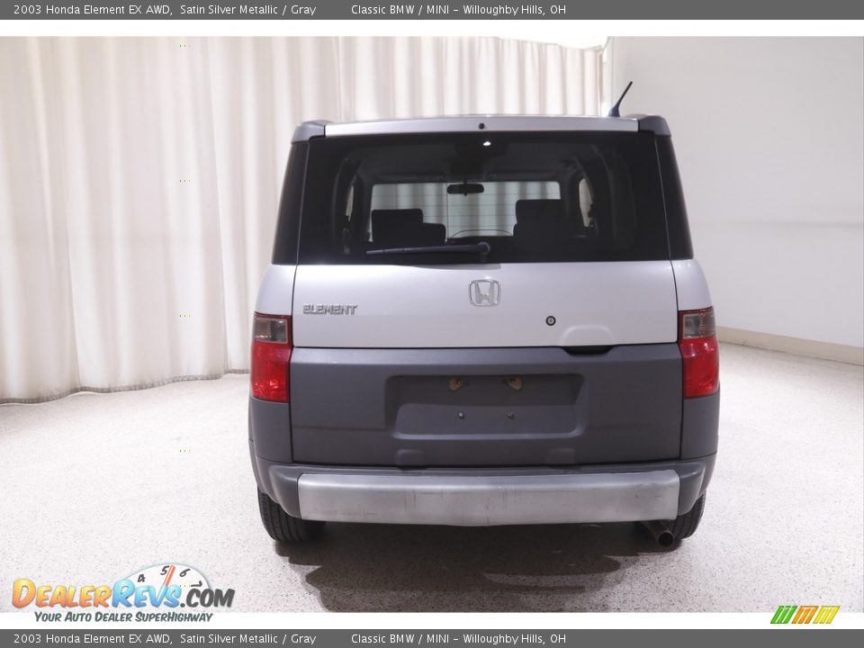2003 Honda Element EX AWD Satin Silver Metallic / Gray Photo #16