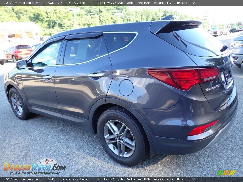 2017 Hyundai Santa Fe Sport AWD Mineral Gray / Beige Photo #3