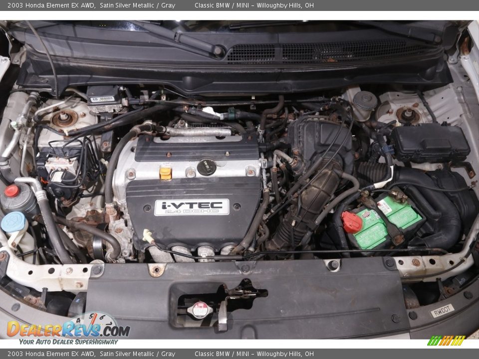 2003 Honda Element EX AWD Satin Silver Metallic / Gray Photo #17
