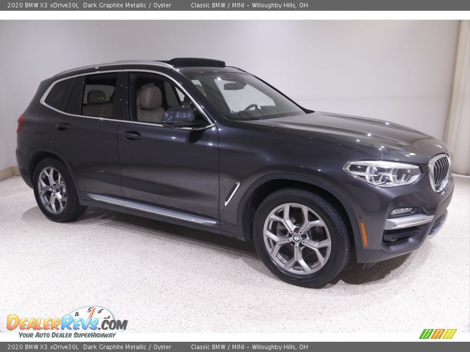 2020 BMW X3 xDrive30i Dark Graphite Metallic / Oyster Photo #1