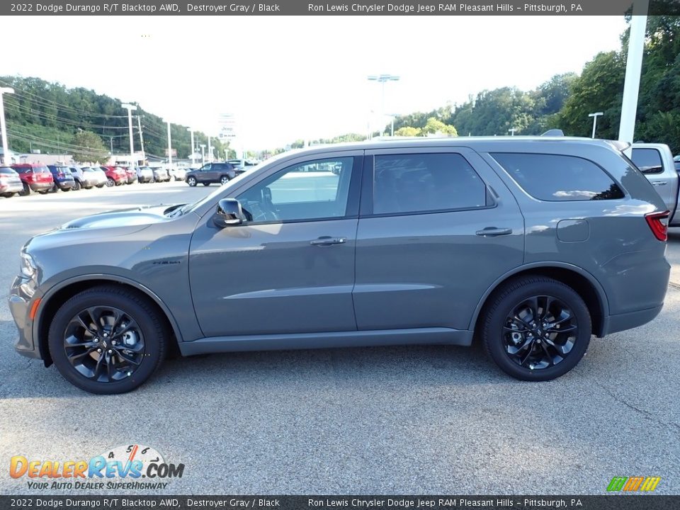 2022 Dodge Durango R/T Blacktop AWD Destroyer Gray / Black Photo #2