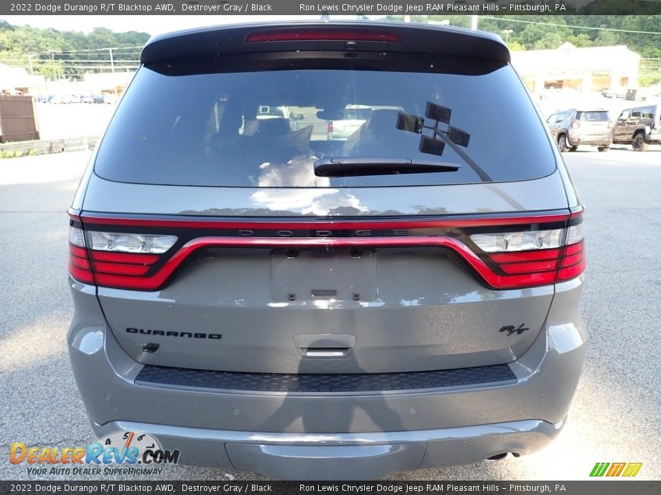 2022 Dodge Durango R/T Blacktop AWD Destroyer Gray / Black Photo #4