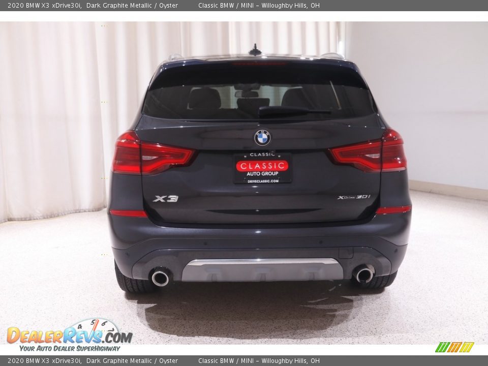 2020 BMW X3 xDrive30i Dark Graphite Metallic / Oyster Photo #21