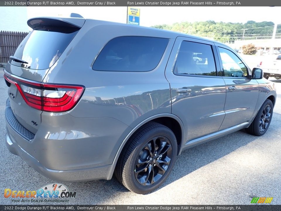 2022 Dodge Durango R/T Blacktop AWD Destroyer Gray / Black Photo #6