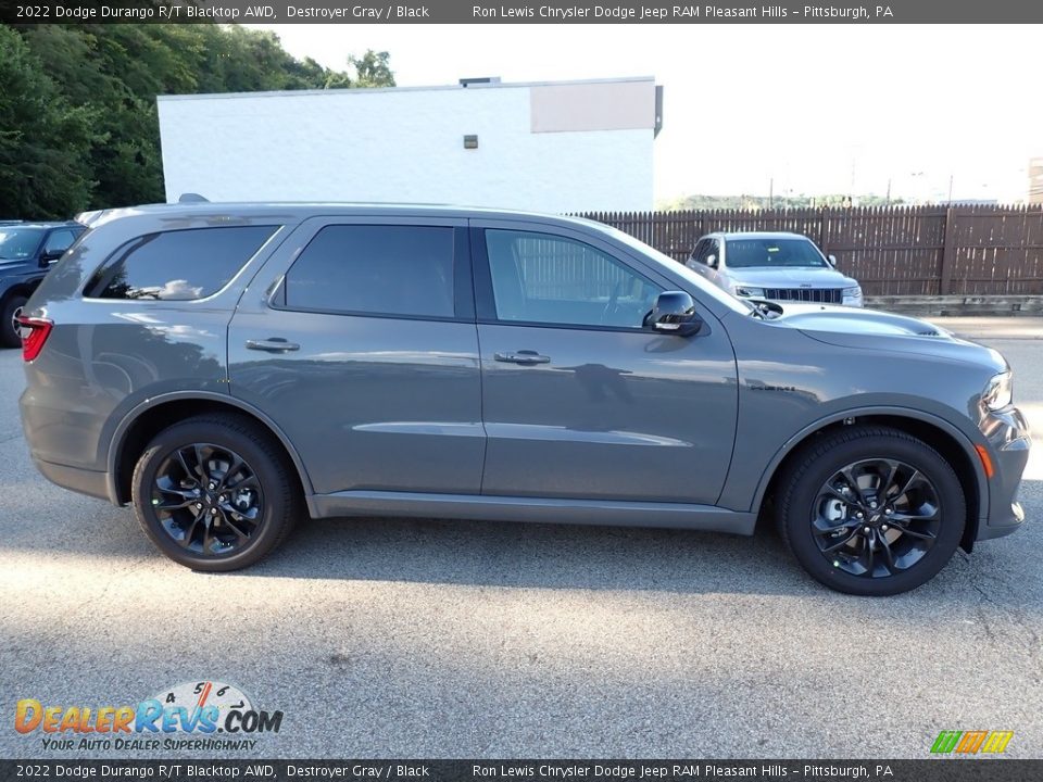 2022 Dodge Durango R/T Blacktop AWD Destroyer Gray / Black Photo #7