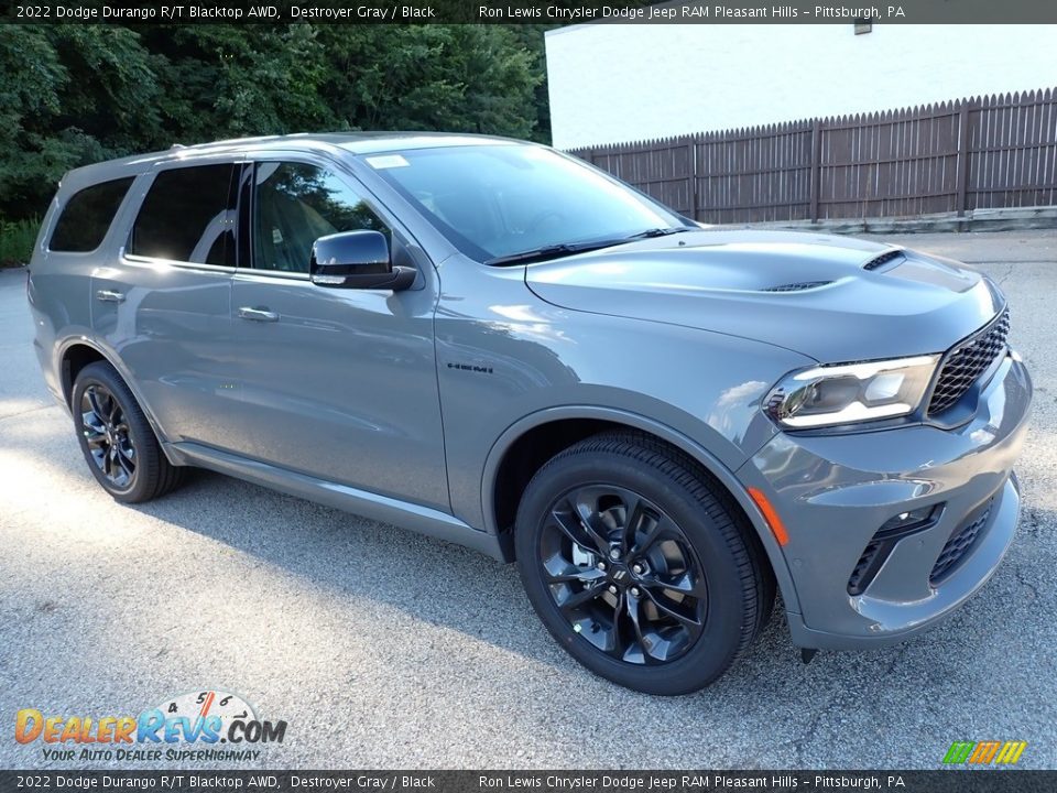 2022 Dodge Durango R/T Blacktop AWD Destroyer Gray / Black Photo #8