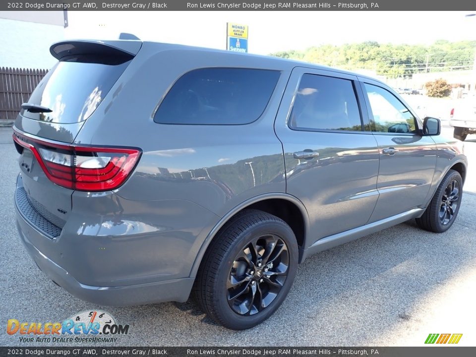 2022 Dodge Durango GT AWD Destroyer Gray / Black Photo #6