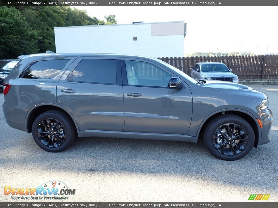 2022 Dodge Durango GT AWD Destroyer Gray / Black Photo #7