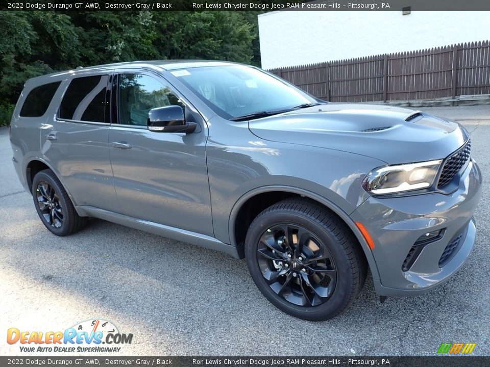 2022 Dodge Durango GT AWD Destroyer Gray / Black Photo #8